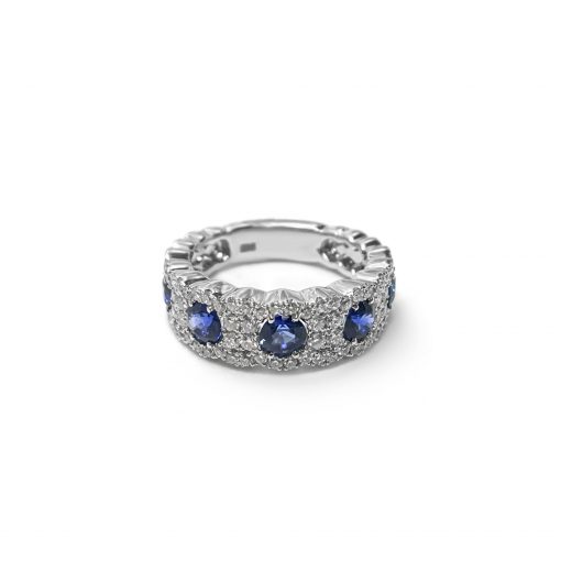Sapphire and Diamond Ring