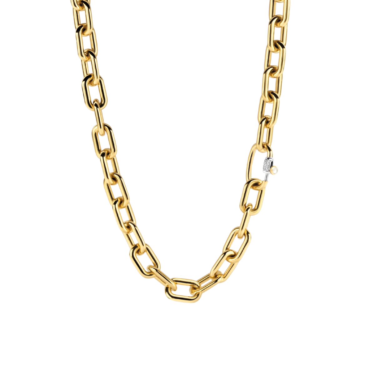 Large Link Chain, 14 mm Rectangle Necklace Chain - CH #275, 22 k Matte – A  Girls Gems